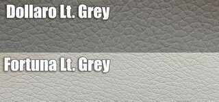 Цвет экокожи Dollaro LT. Grey для медицинского дивана-банкетки со спинкой Д01, мягкого, 2-х местного